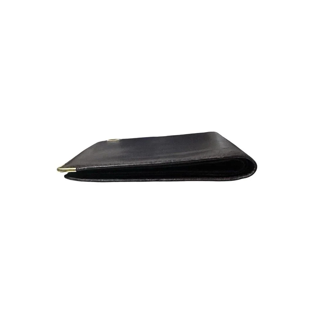 Dunhill Black Leather Bifold Mens Wallet